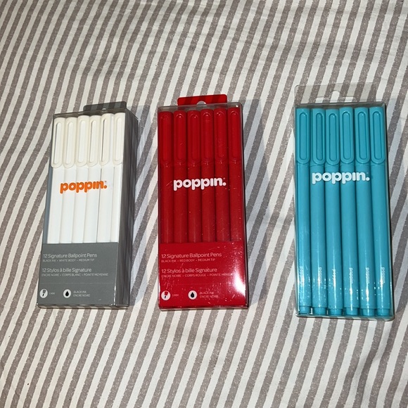 poppin Other - Poppin pens. Red white blue pen NEW work happy 12 in each box